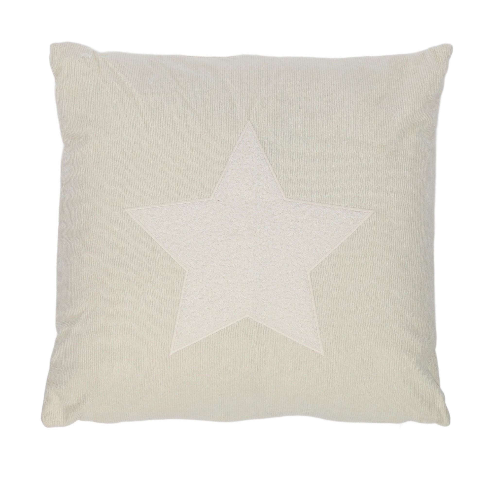 KISSEN Weihnachtsmotiv 45/45 cm - Weiß, Textil (45cm) - Home Styling Collection