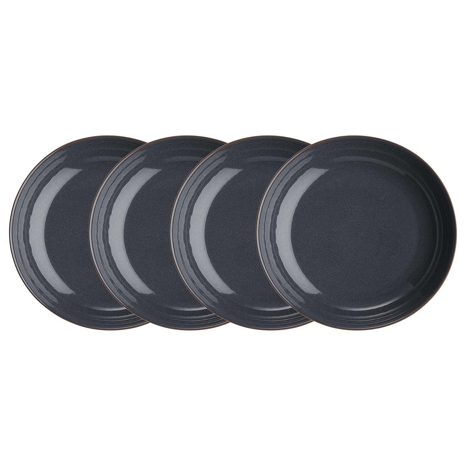 TELLER (4er Set) Native - Dunkelblau, Keramik (22/22/4.5cm) - Butlers