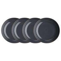 TELLER (4er Set) Native - Dunkelblau, Keramik (22/22/4.5cm) - Butlers