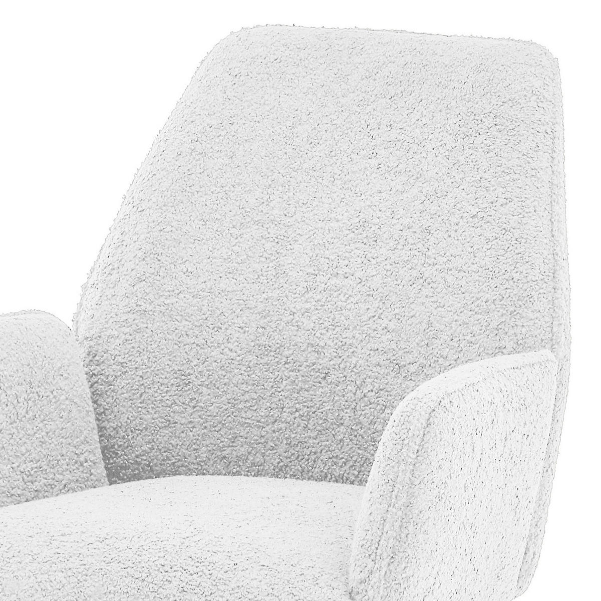 BÜROSTUHL - Weiß, Kunststoff/Textil (59/88/65cm) - home24