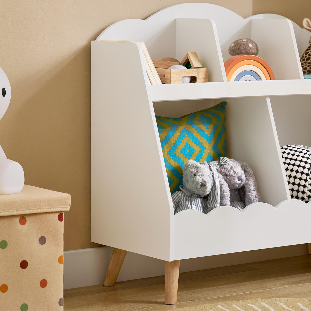 KINDERREGAL Weiß - Weiß, Holzwerkstoff (82/76/35cm) - SoBuy