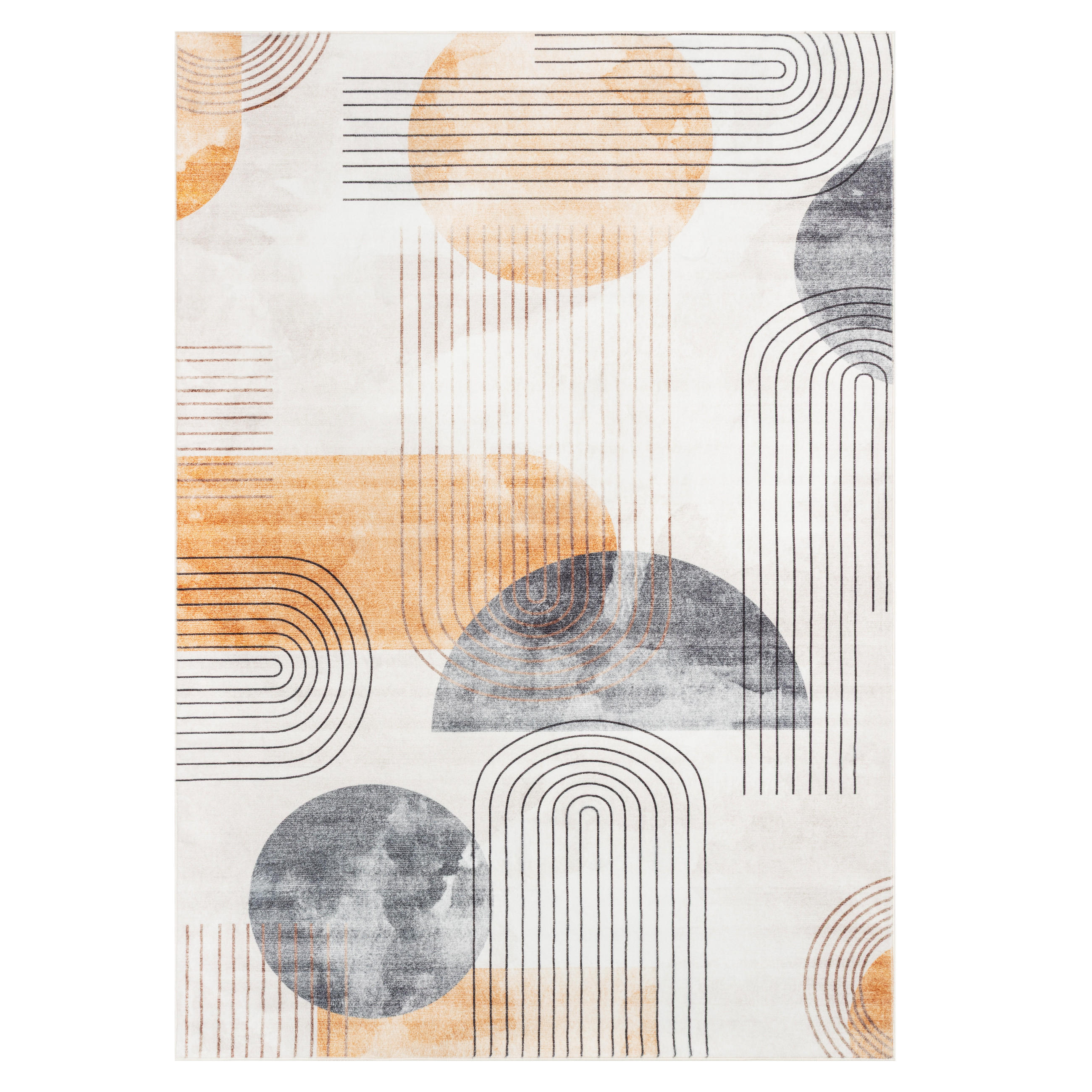 TEPPICH VENEZIA Orange 180/250 cm - Orange, Textil (180/250cm) - Tapiso