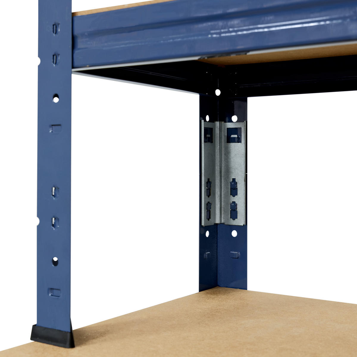 WERKBANK Regal HOME 190x100x60 cm in blau mit 6 Böden und 145 kg Traglast pro Boden - Blau, Metall (100/190/60cm) - shelfplaza