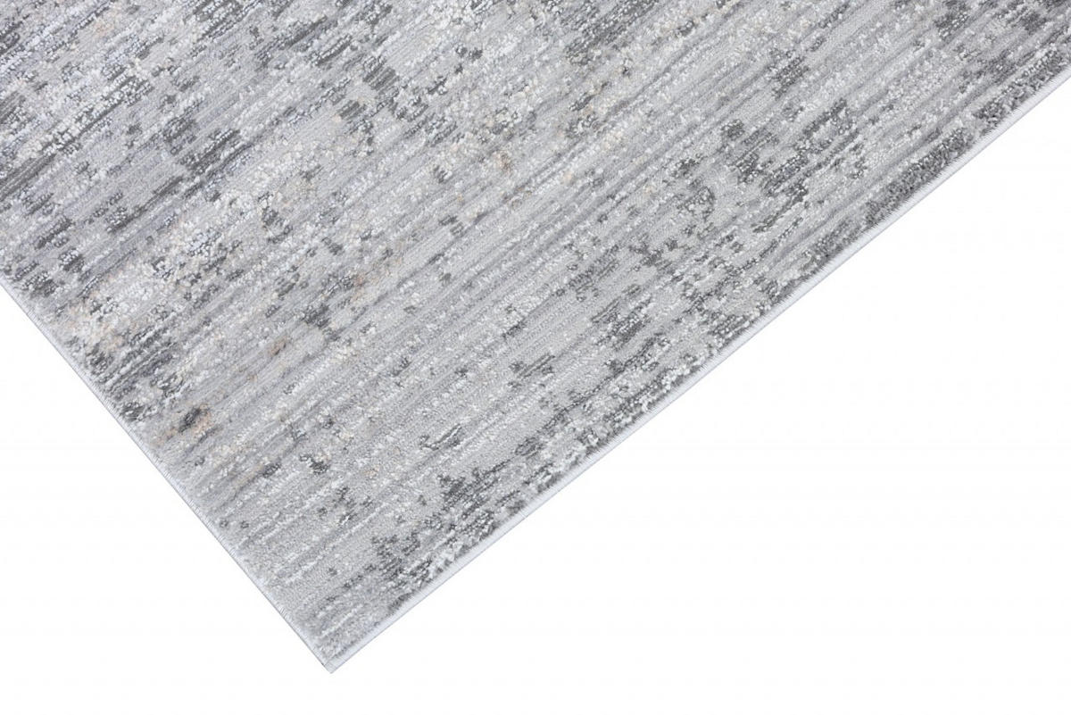 KOBEREC grafitový sivý abstraktný - 140 x 200 cm - sivá, textil (140/200cm) - Mazovia