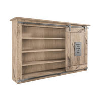 WANDREGAL Mango 130x25x80 whitewash lackiert RAILWAY #358 - Beige, Holz (130/80/25cm) - Massivmoebel24