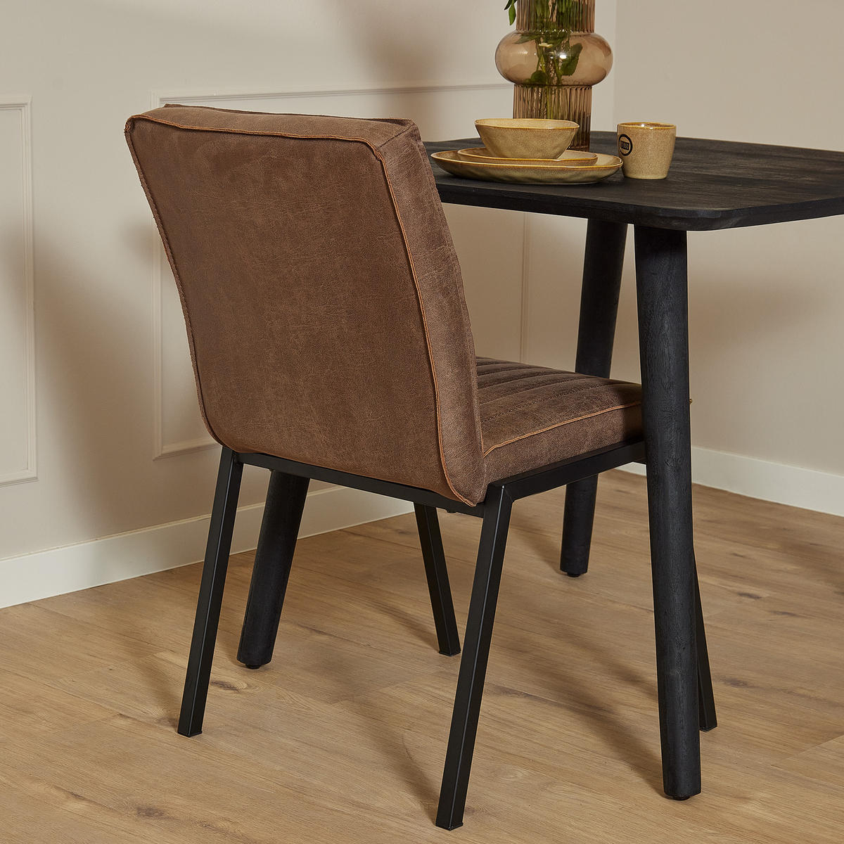 ESSZIMMERSTUHL Tivoli Braun 54/61/70 cm - Braun, Textil (61/70/54cm) - Starfurn