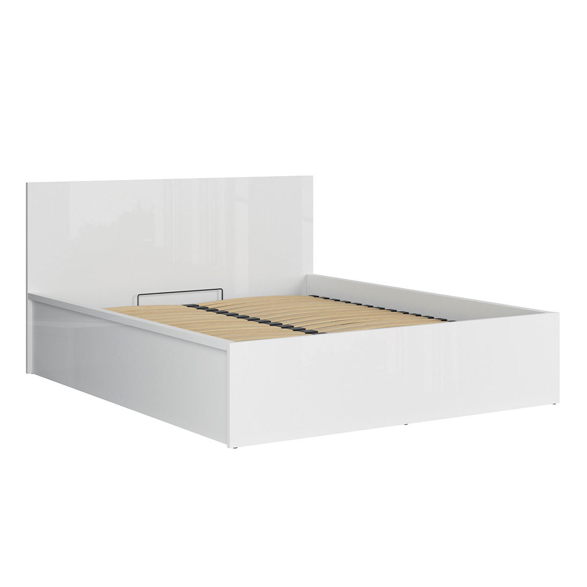 BOXBETT 160/200 Edwin Weiß - Weiß, Holzwerkstoff (160/200cm) - Petits-meubles