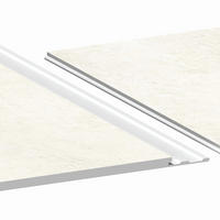 AQUA-STEP- ALL IN ONE - Wasserdichte Wandpaneele und Bodenpaneele für Badezimmer - French Limestone - 6 Paneele (2,34m²) - Hellgelb, Kunststoff (122/32/0.45cm) - Aqua-Step® 
