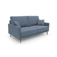 LINEARSOFA Saturno - Blau, Textil (160/94/90cm) - Divani.store