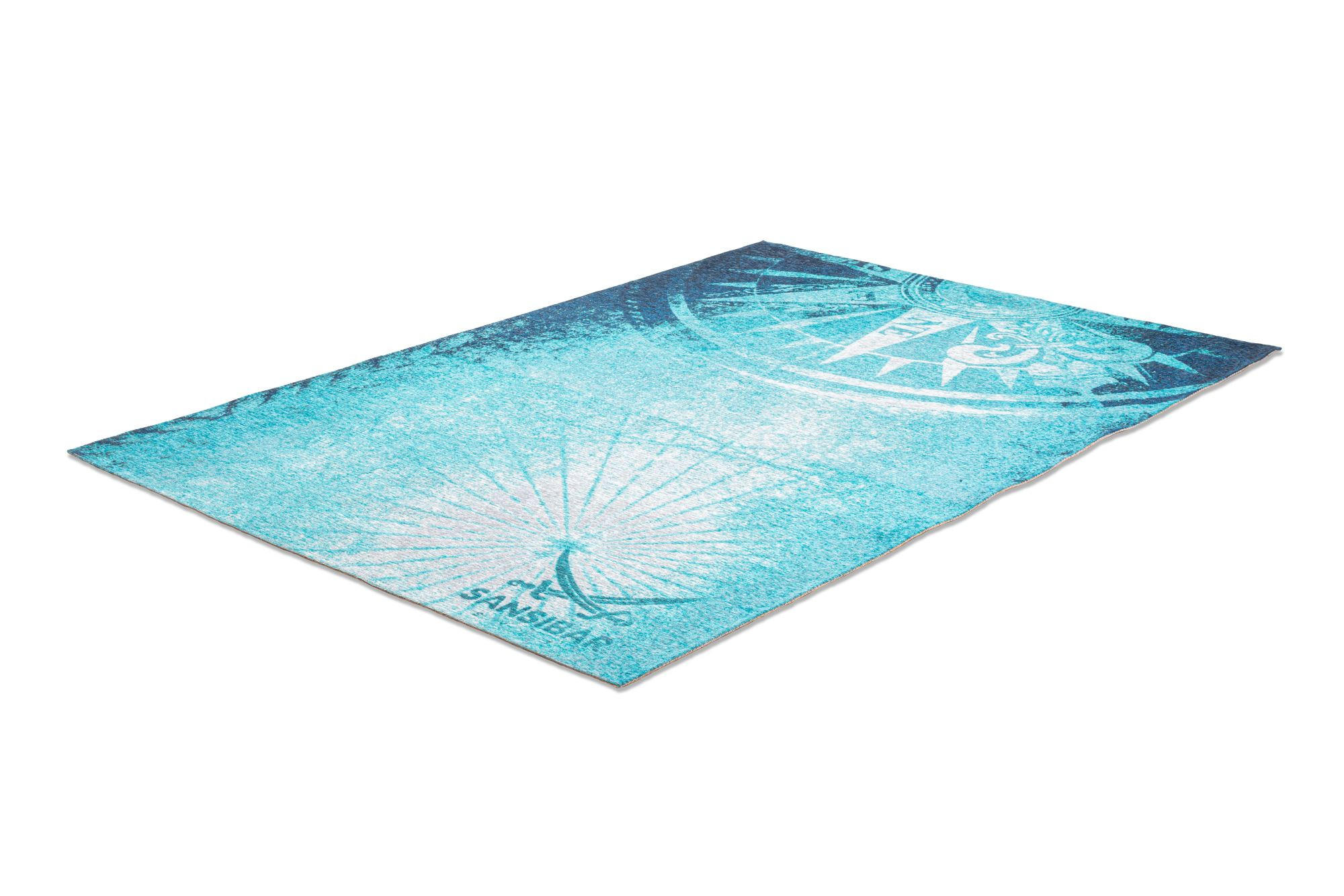 FLACHWEBTEPPICH Keitum 60x90 cm - Blau, Textil (60/90cm) - Sansibar SYLT