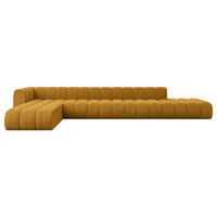 ECKSOFA modulares Sofa Zuvon-L3 - 478x177x70 cm Senfgelb - Currygelb, Holzwerkstoff/Textil (478/177cm) - ALTDECOR