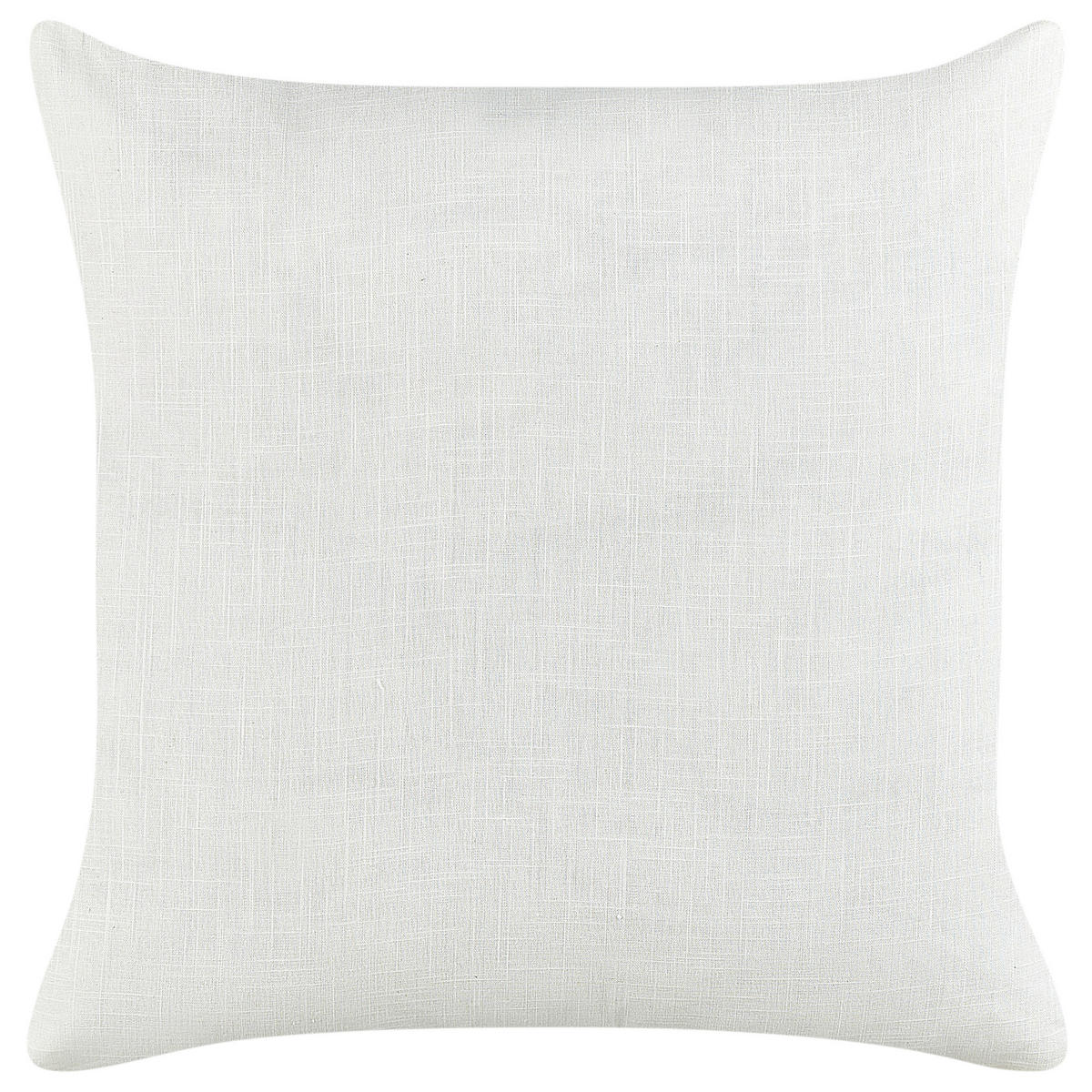 DEKOKISSEN 2er-Set Cremeweiß 50/50 cm Milas - Beige/Weiß, Textil (50/50cm) - Beliani