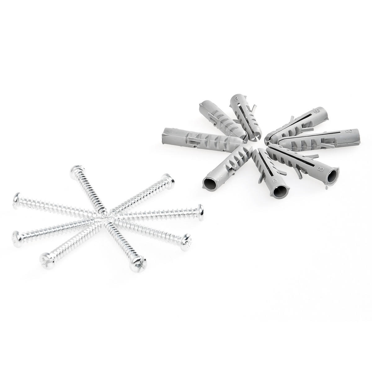 WANDHALTER Silber 2er-Set für Fahrrad - Schwarz, Wellpappe/Metall (26.5/12/10cm) - Relaxdays