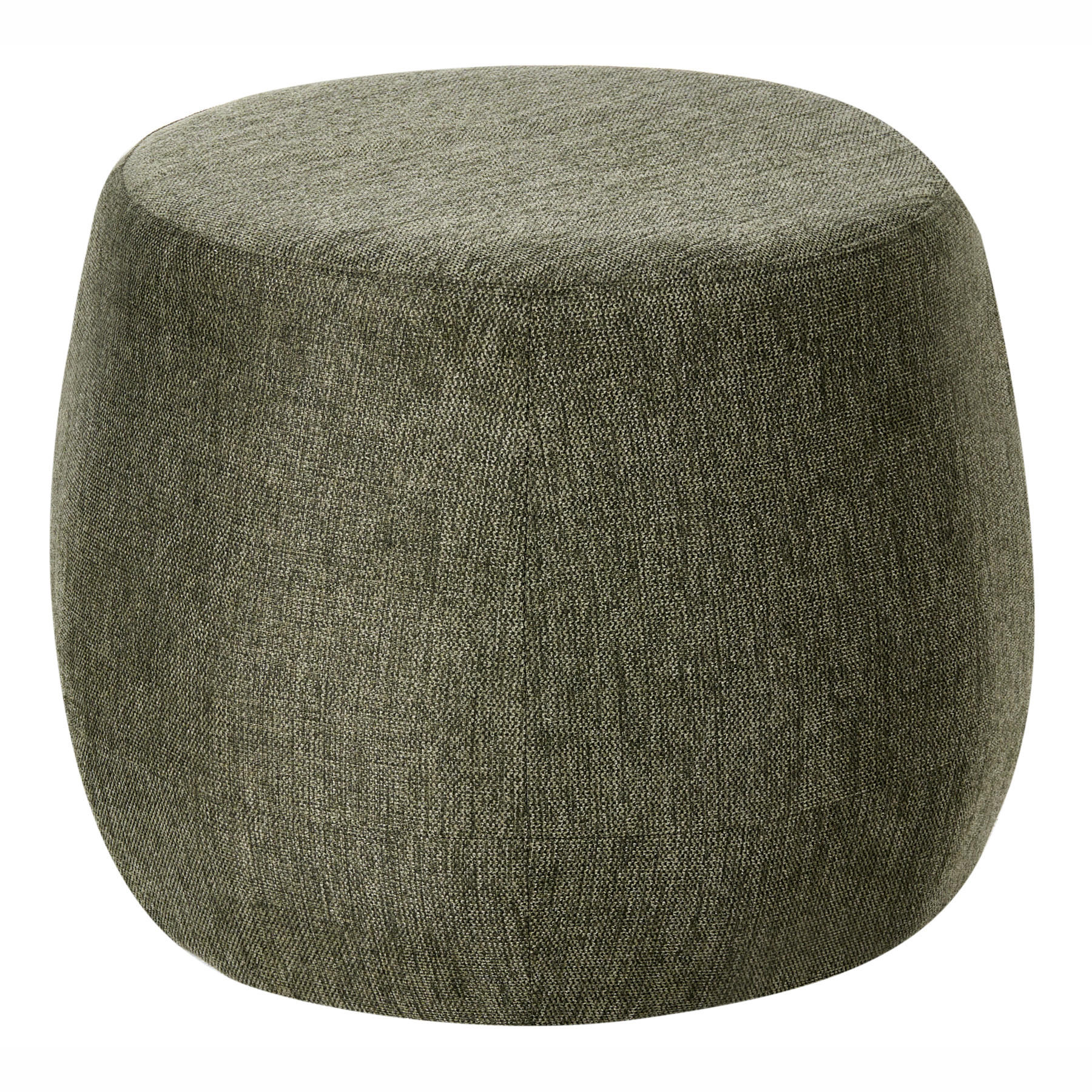POUF Dunkelgrün Ashton - Grün, Textil (61/43/61cm) - Beliani