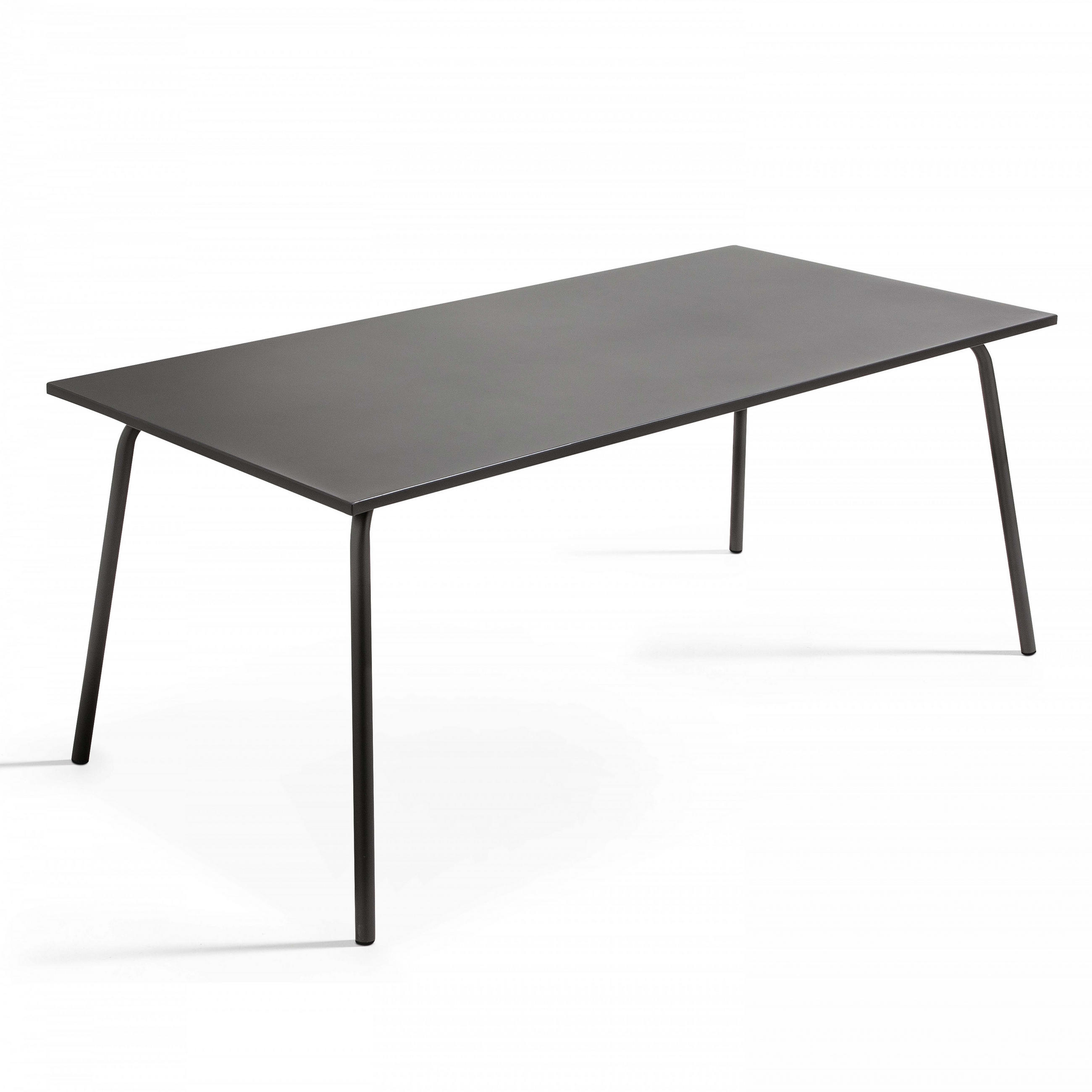 GARTENSET 9-tlg, Grau/Gelb - Gelb/Grau, Metall - Oviala