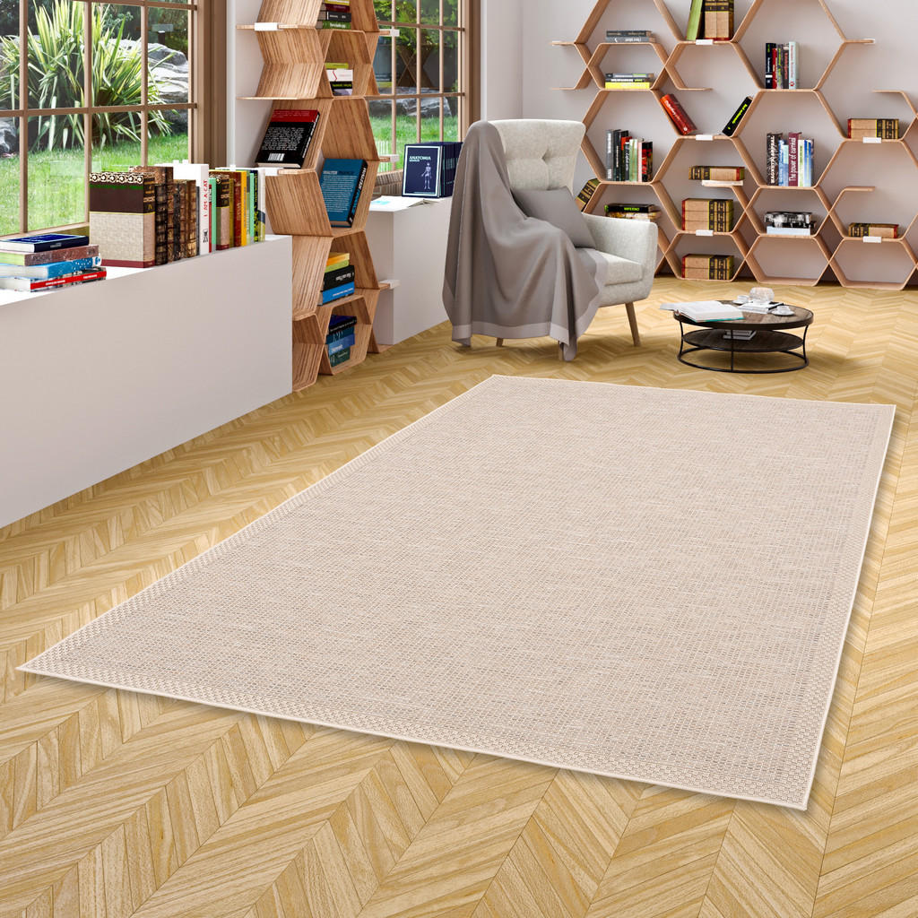 Thumbnail - Pergamon IN, Beige, Textil, 140x200 cm, Teppiche & Böden, Teppiche, Outdoorteppiche