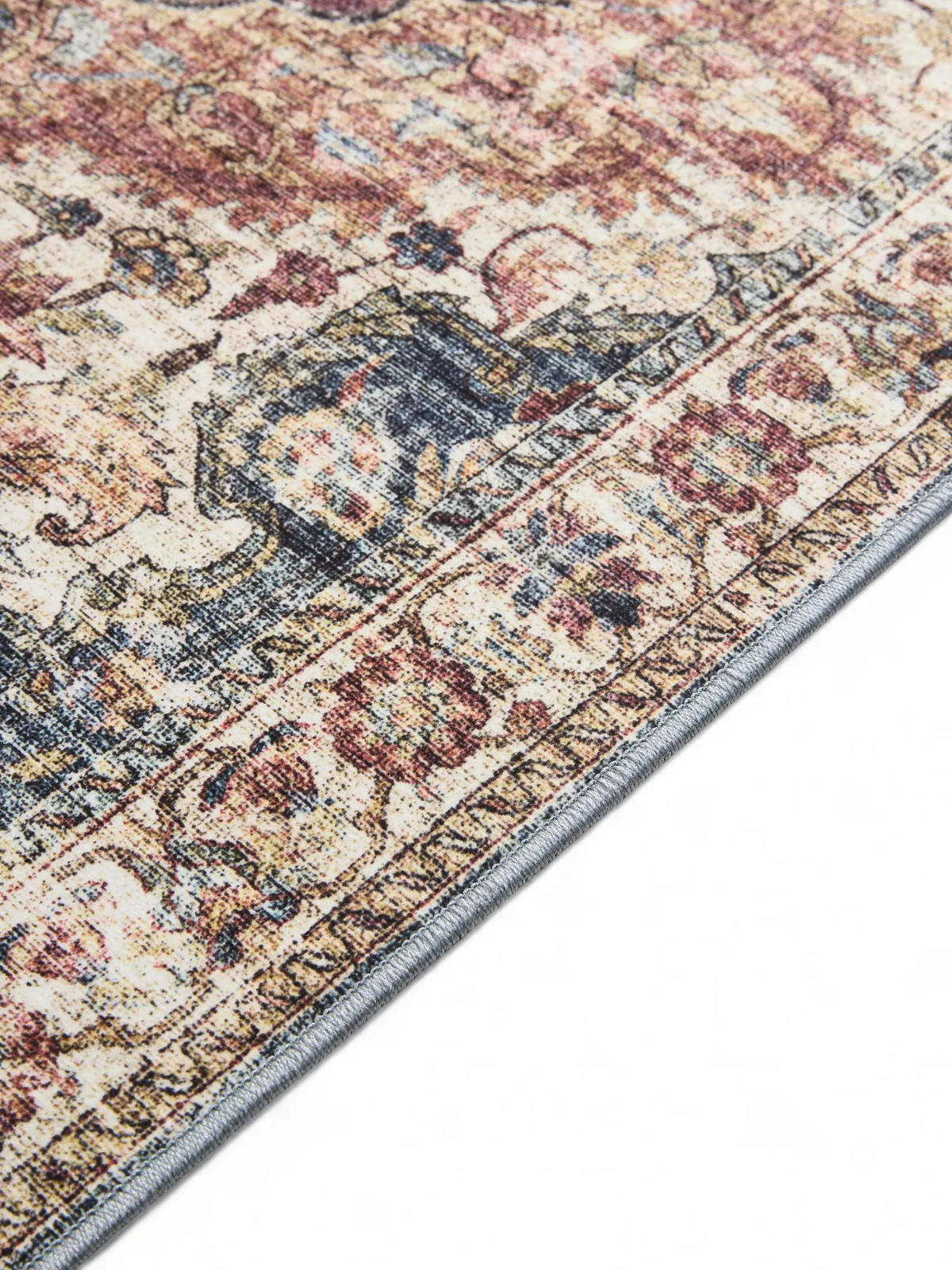 VINTAGE-TEPPICH George waschbar 80x150 cm - Multicolor, Kunststoff (80/150cm) - benuta