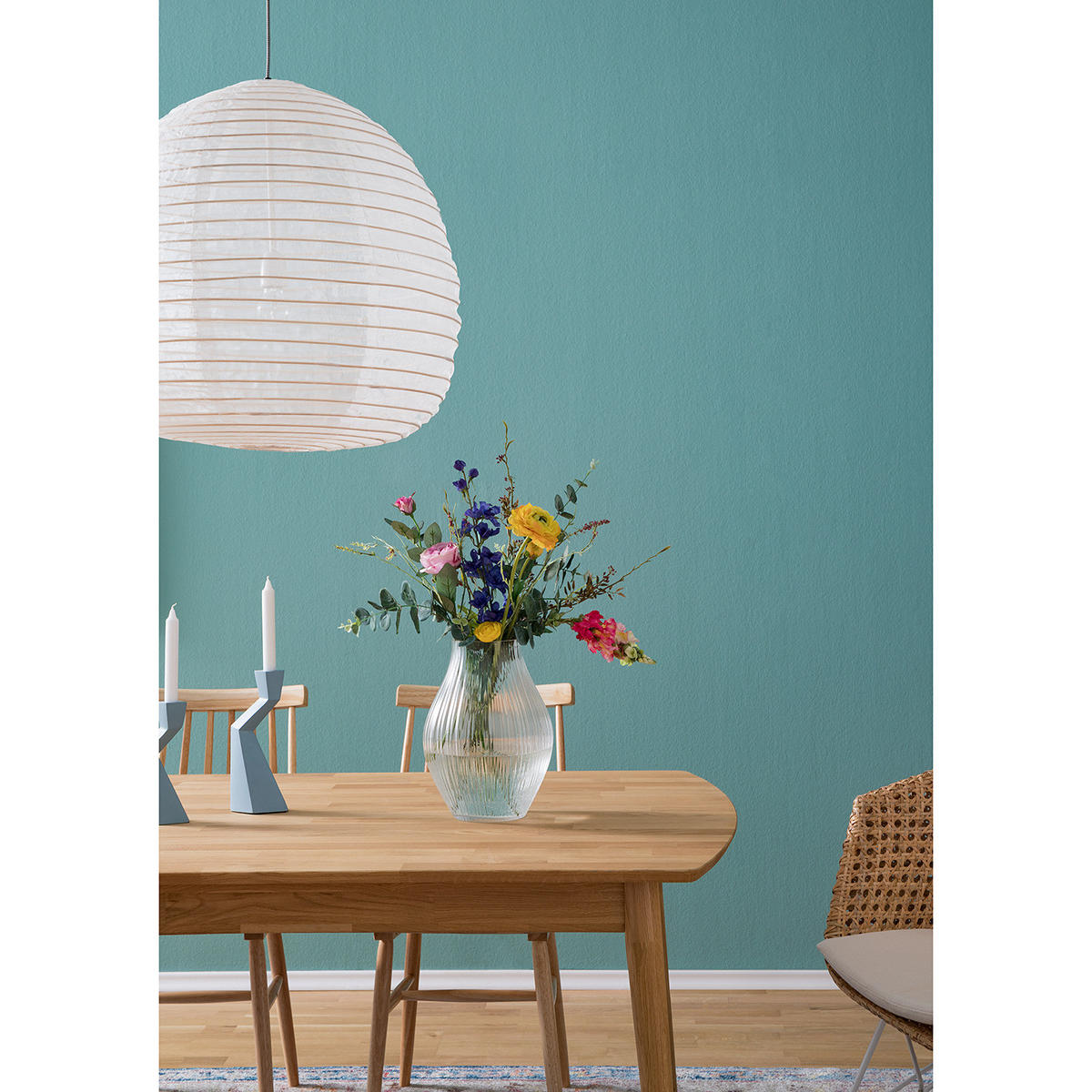 ESSTISCH - Eiche massiv - Eichefarben, Holz (90/120/75cm) - home24