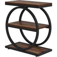 COUCHTISCH, Braun, mit 3 Ablagefächern, Stauraum - Braun, Holzwerkstoff (30/60/65cm) - Kaket