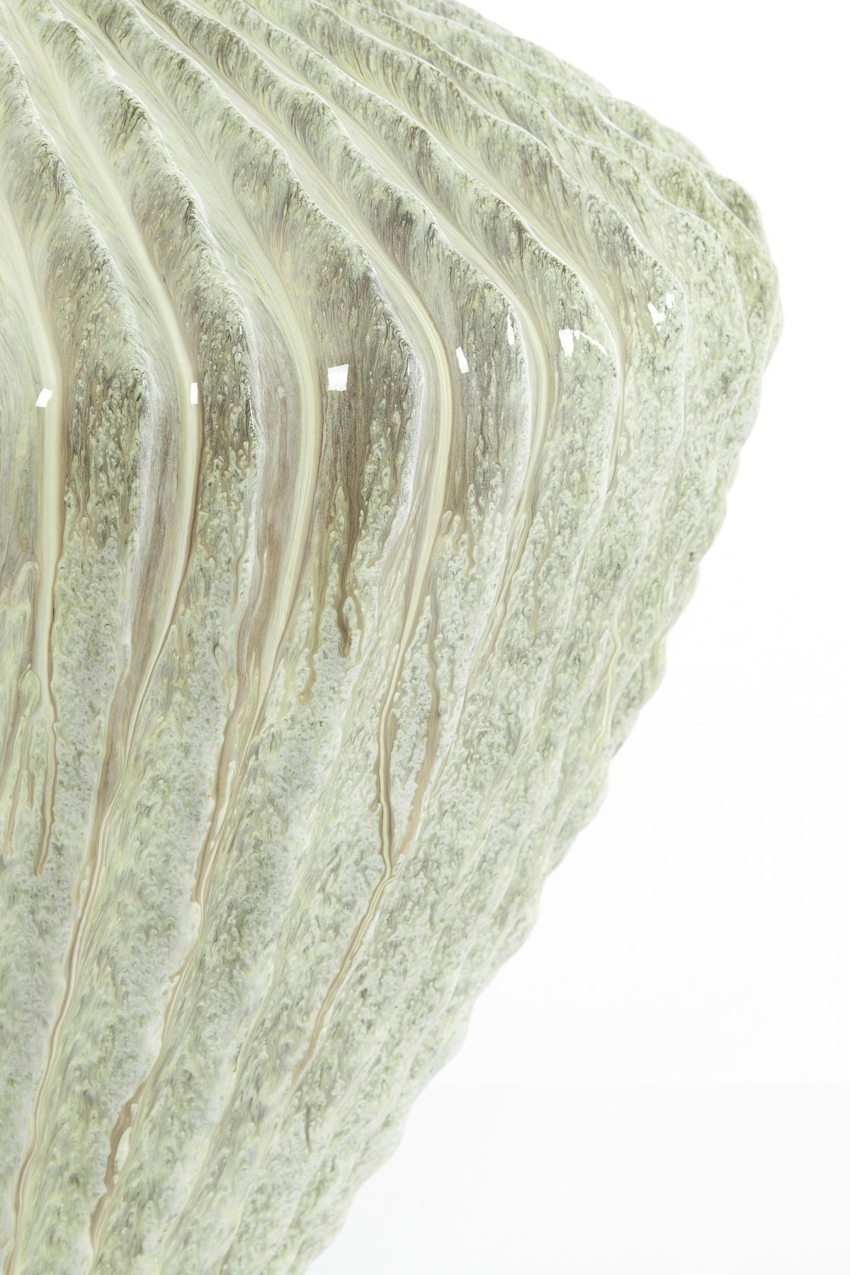 VAZE Cacti Grün 55/55/45 cm - Grün, Stein (45cm) - Light & Living