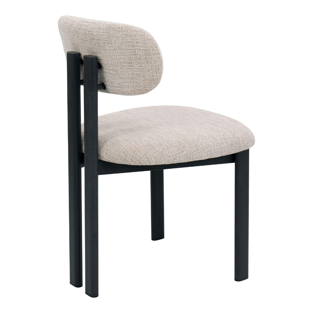 ESSZIMMERSTUHL 2er Set aus Stoff, beige - Beige, Textil (51/81/53cm) - Giga Meubel