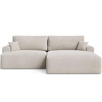 ECKSOFA Serene Beige Rechts - Beige, Holz/Textil (145/259cm) - Graingold