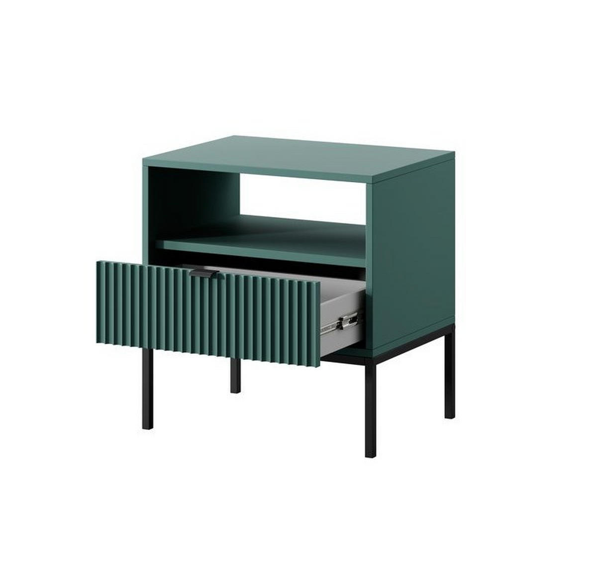 NACHTTISCH – S54 – 54 cm – NOVA – Grün - Grün, Holzwerkstoff (54/56/39cm) - hi-markt