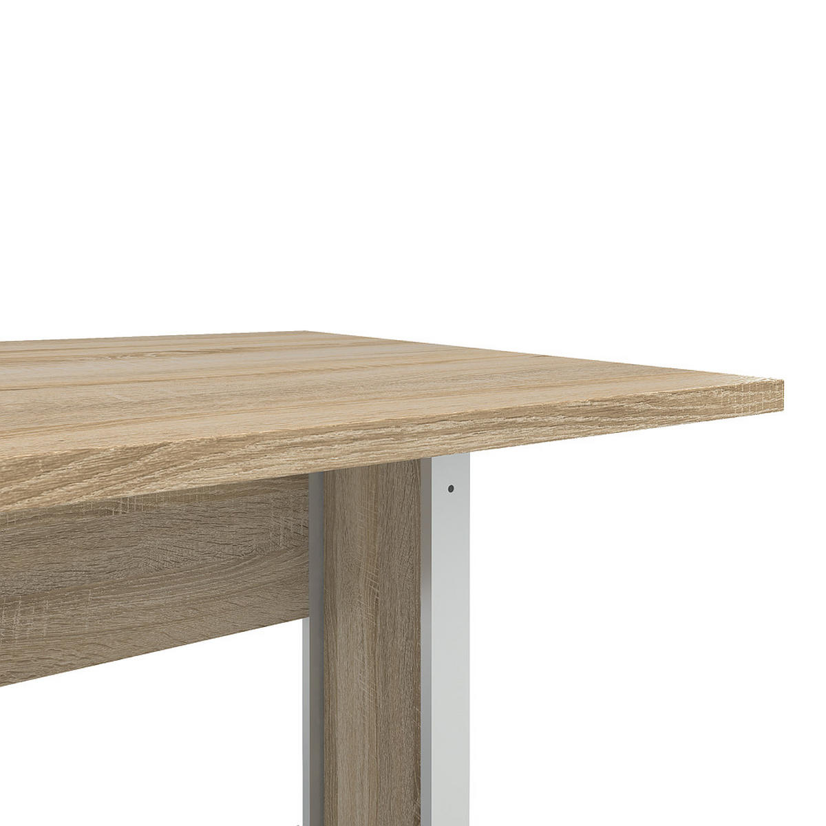 SCHREIBTISCH Eiche Dekor - Eiche Wotan, Holzwerkstoff (80/150/74cm) - ebuy24