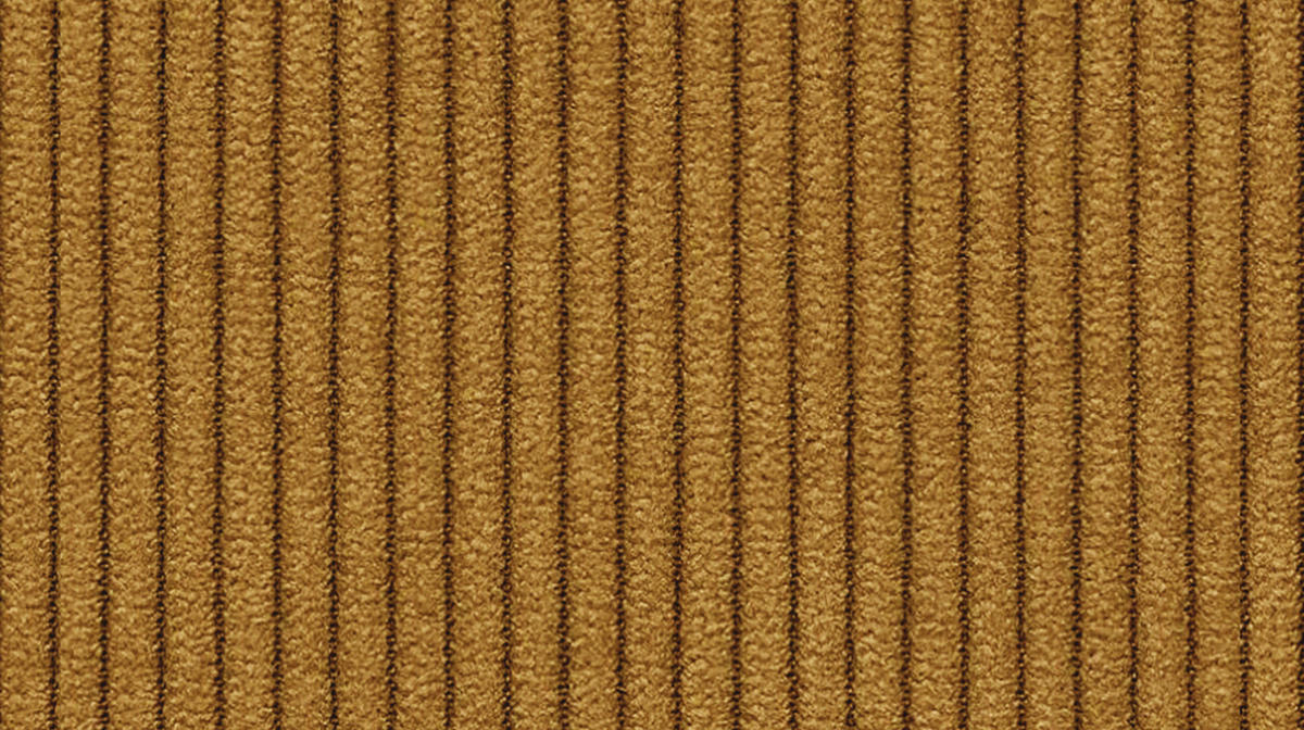 ECKSOFA TAUER 3-Sitzer links, safran - Gelb/Schwarz, Holz/Textil (248/173cm) - Courtois Laville