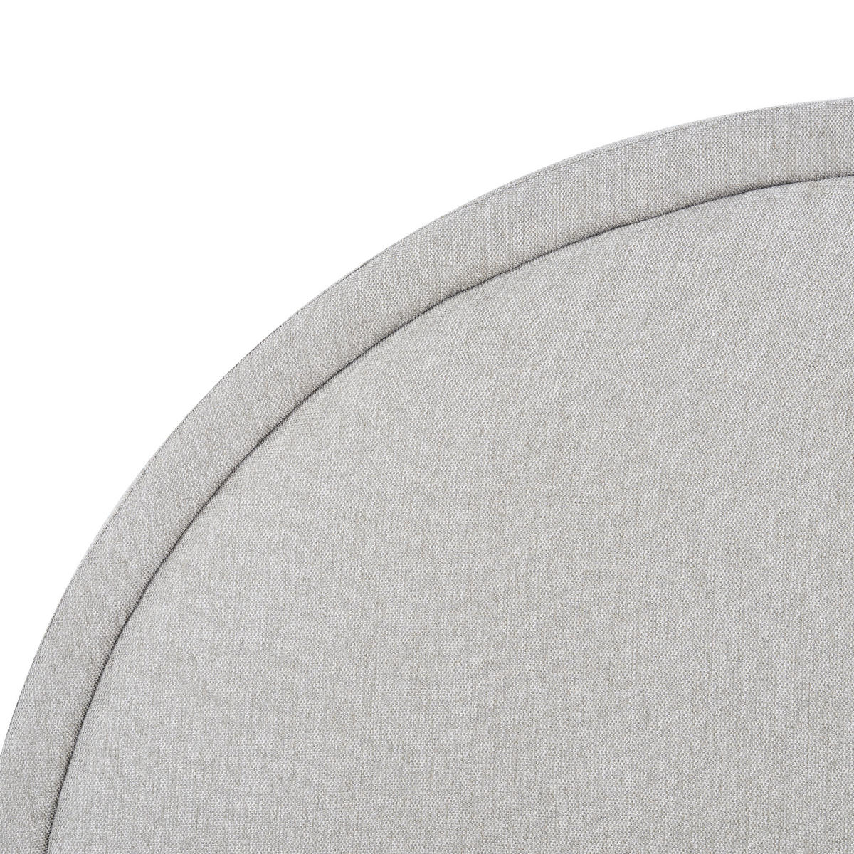 BETT mit Lattenrost 160x200 cm Grau Margut - Hellgrau, Textil (160/200cm) - Beliani