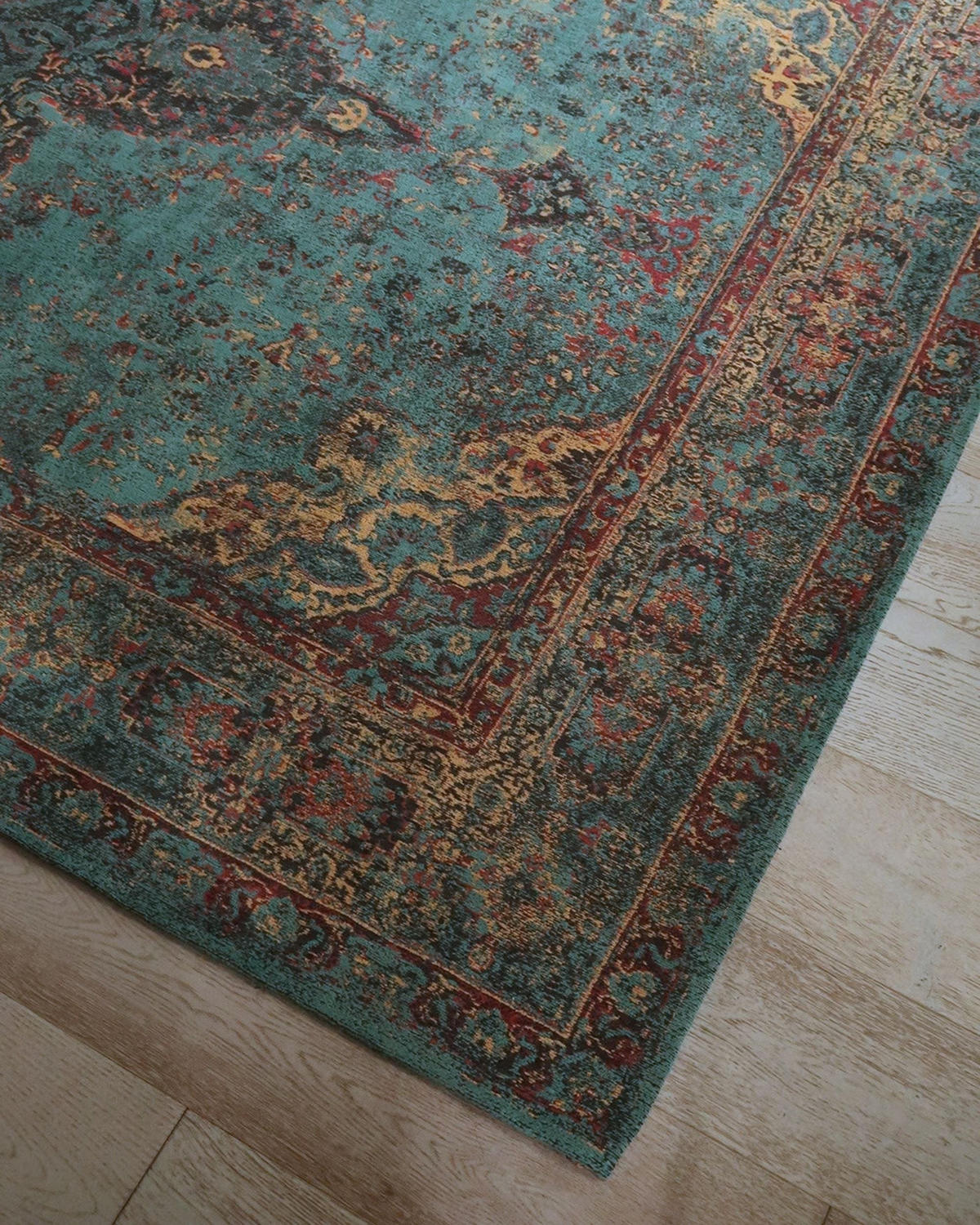 KURZFLOR-TEPPICH Kansu 300/200 cm - Blau, Textil (200/300cm) - Beliani