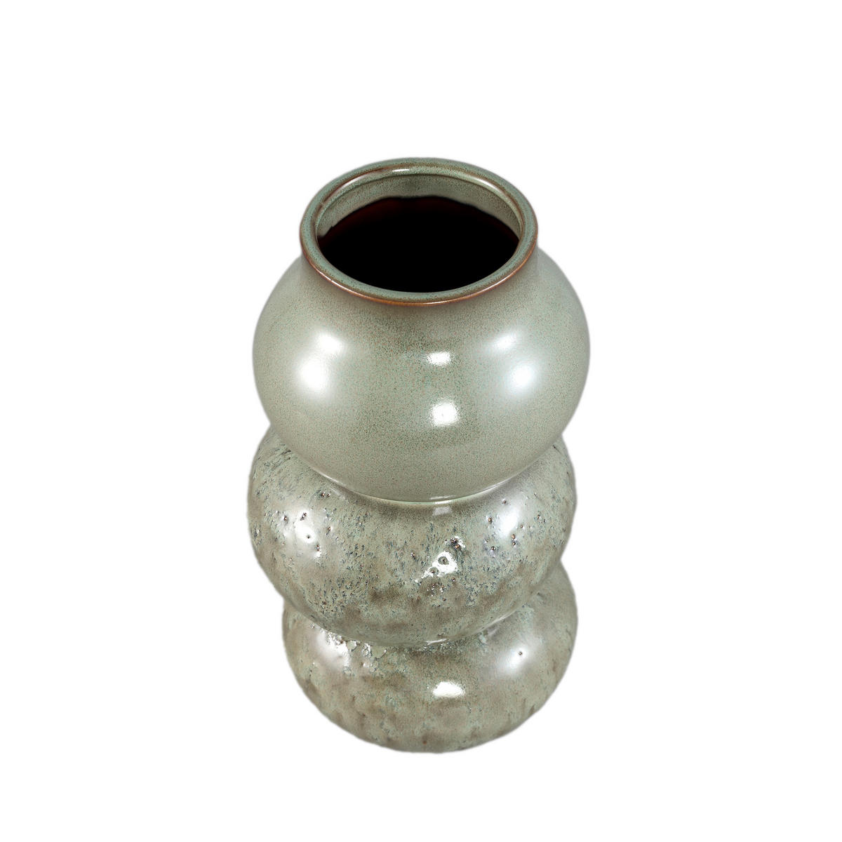 TOPF Concetta Grün 15/15/26cm - Grün, Keramik (26cm) - PTMD Collection