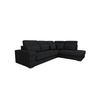 ECKSOFA Nevio Xl In Scala - Schwarz, Holzwerkstoff/Textil (312/226cm) - Fun Möbel