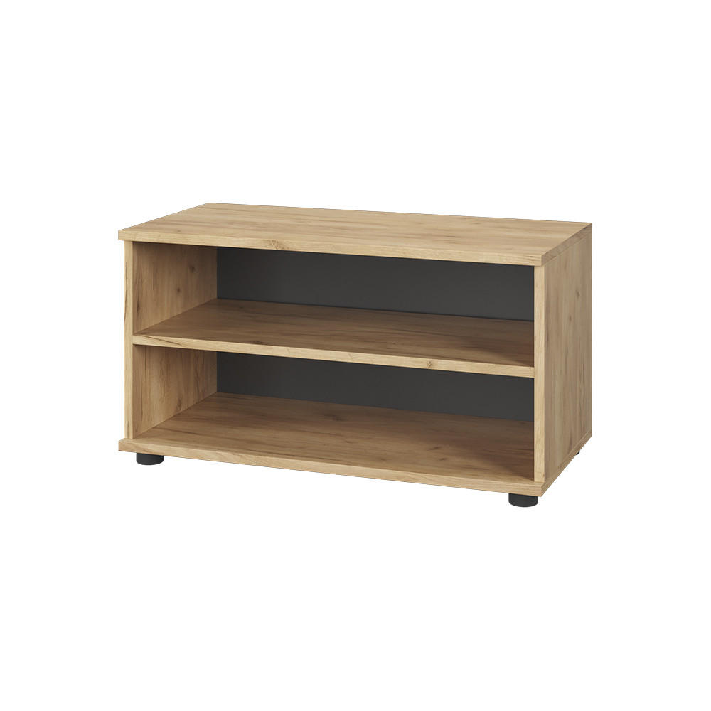 Honigeiche/Anthrazit, Holzwerkstoff (70.8/38.9/35.3cm) - Vicco