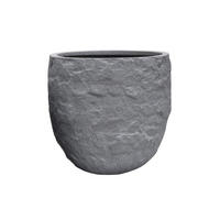 PFLANZKASTEN The Rock 53x50 cm, Grau, Fiberstone - Anthrazit, Kunststoff (53/50/53cm) - dasmöbelwerk