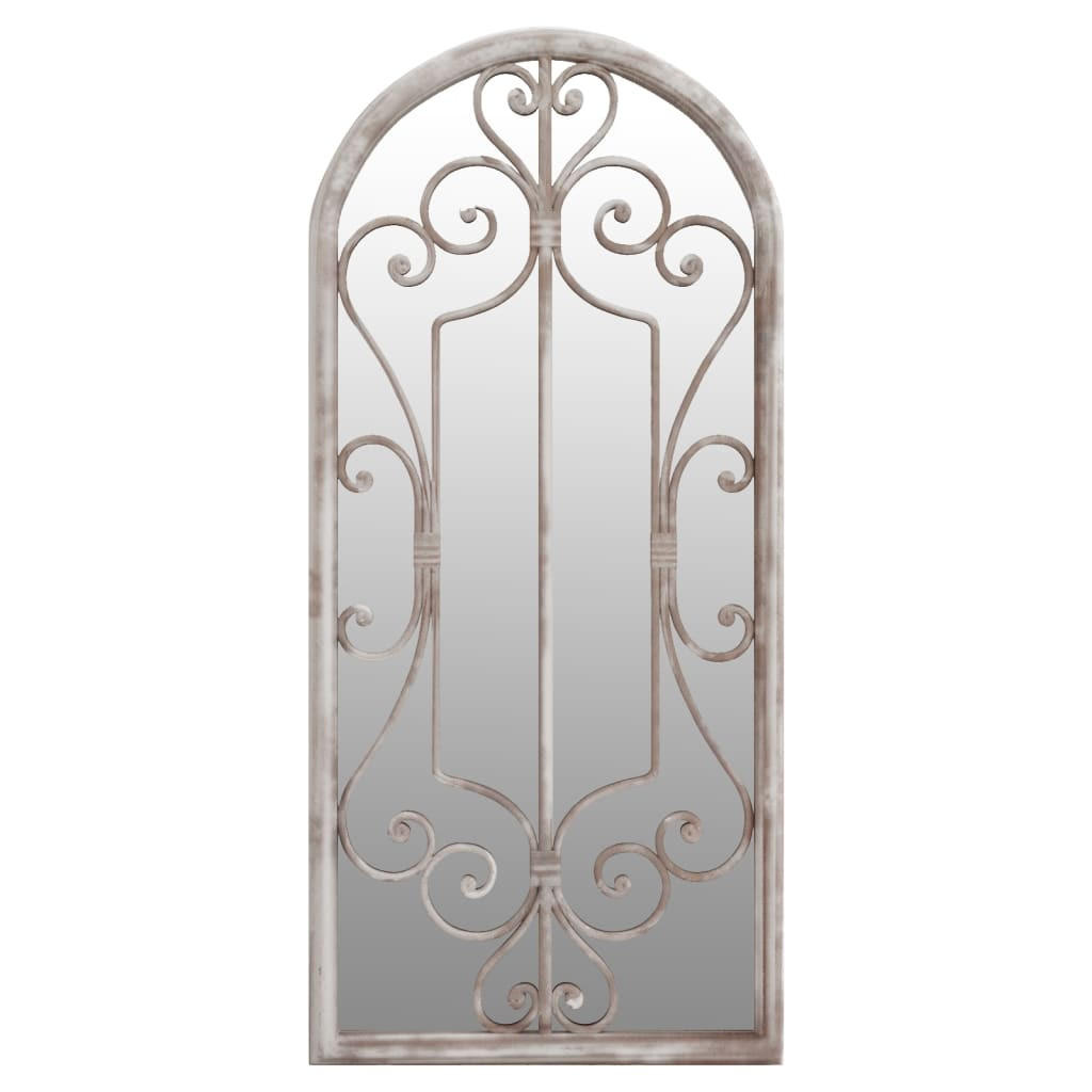SPIEGEL Sandfarben 100x45 cm Eisen für den Innenbereich - Creme, Metall (100/45/1cm) - furnicato