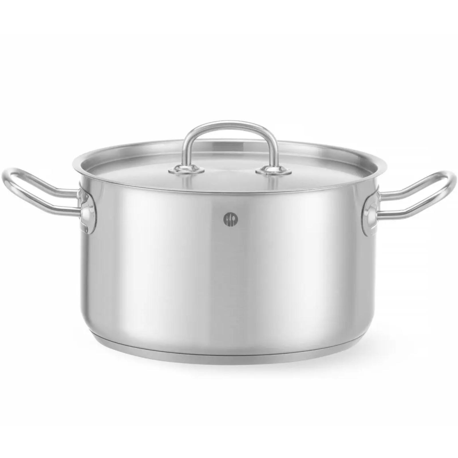 TOPF 3441720 - Silberfarben, Metall (25/30/25cm) - Hendi