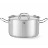 TOPF 3441720 - Silberfarben, Metall (25/30/25cm) - Hendi