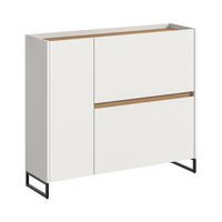 SCHUHKOMMODE DRIVE (B/H/T: ca. 110/94/32 cm) in Weiß/weiß - Weiß, Holzwerkstoff (110/94/32cm)