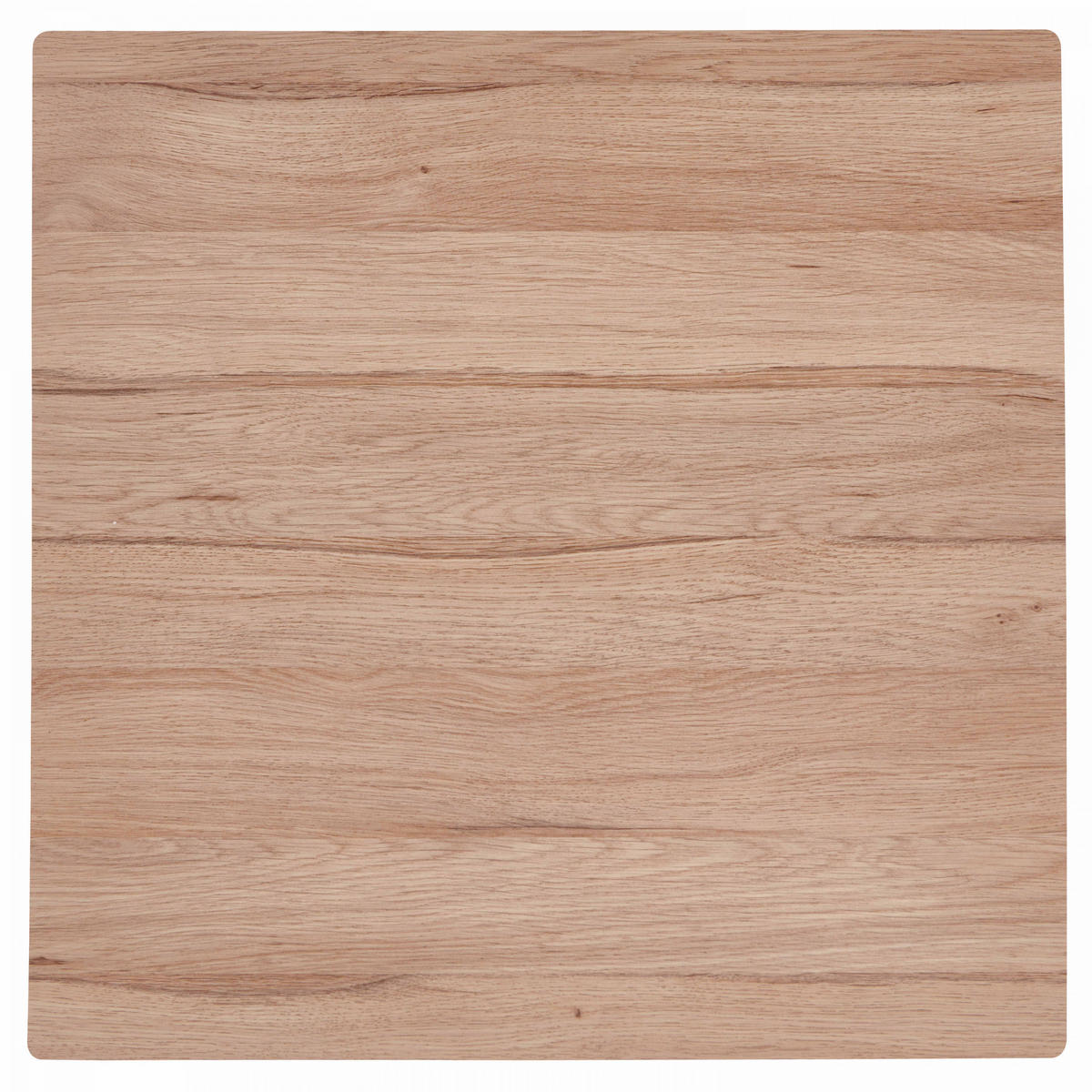 TISCHPLATTE 60 x 60 cm, helle Eiche - Eichefarben/Braun, Holzwerkstoff/Kunststoff (60/1.25/60cm) - Oviala