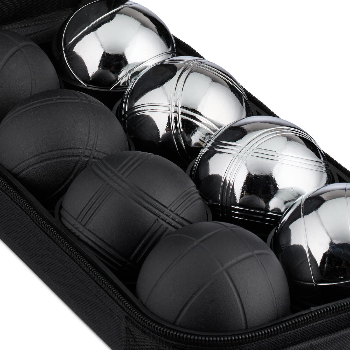 BOULE Kugeln - Multicolor, Textil/Metall (16/7cm) - Relaxdays