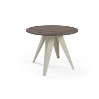 ESSTISCH Gerda - Kaschmir/Beige, Holzwerkstoff/Metall (90/90/76cm) - Meblini