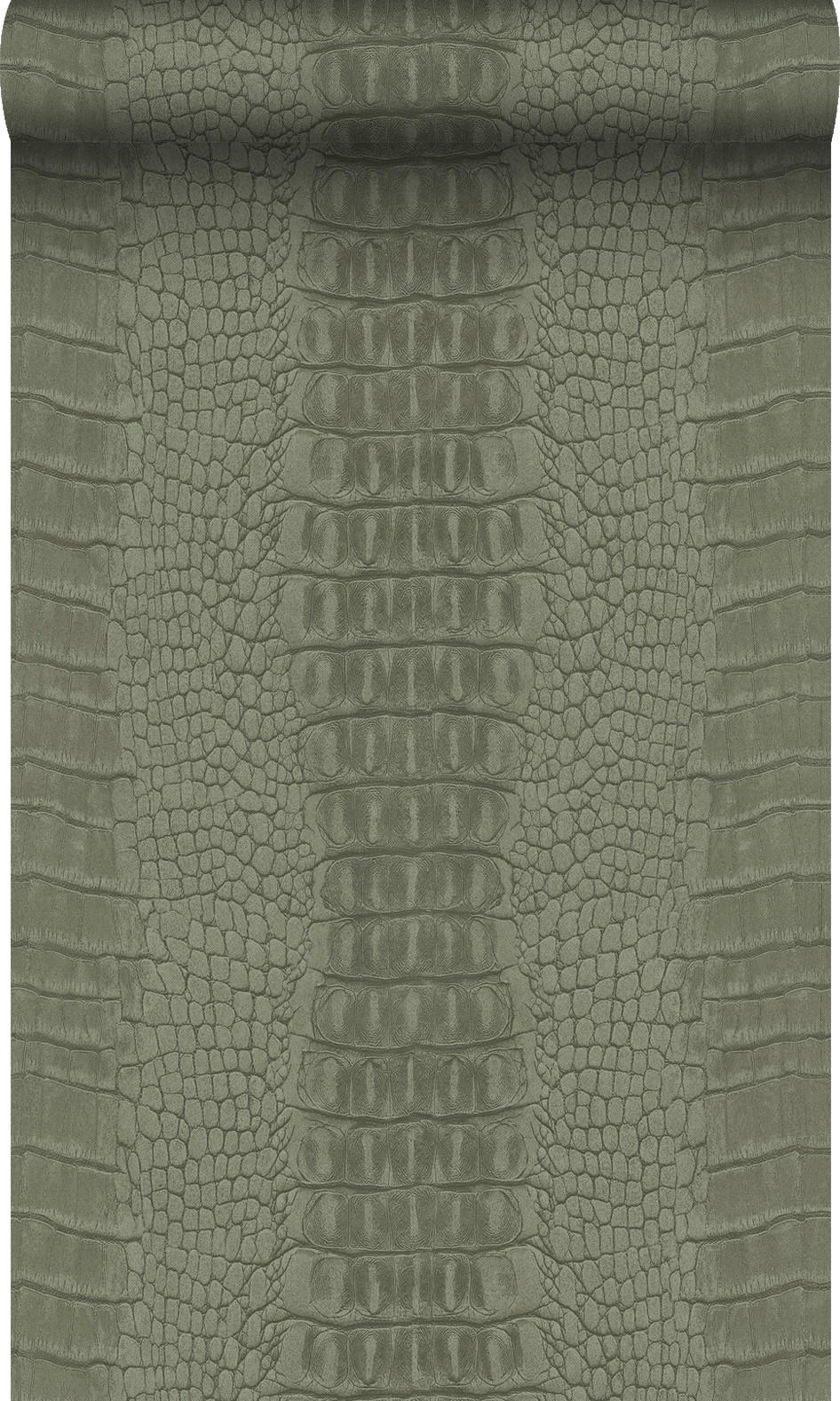 TAPETE Krokodil-Optik 53 cm x 10.05 m - Grün, Papier (53/1000cm) - Origin Wallcoverings