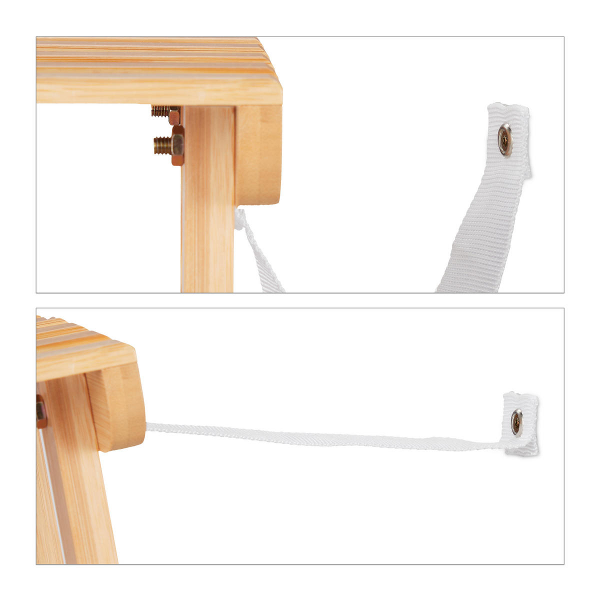 PFLANZENREGAL - Hellbraun, Holz (95/79/36cm) - Relaxdays