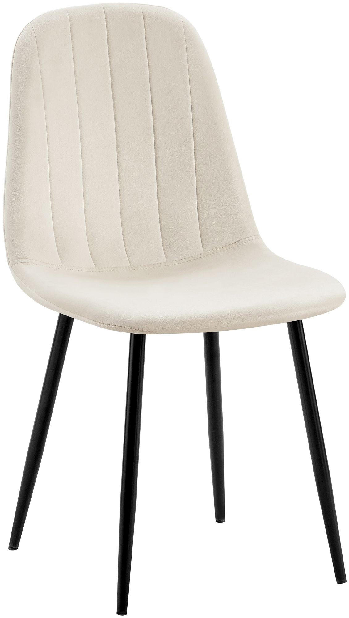 furnicato Esszimmerstuhl Creme 45x88x54 cm