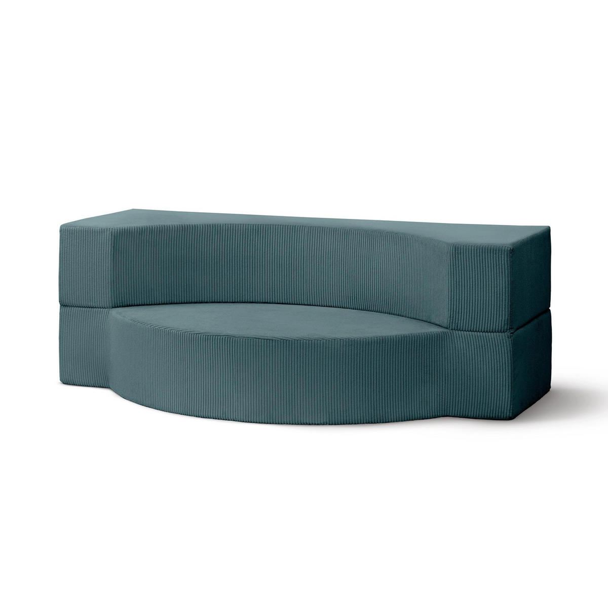 SOFA Lunaria Graphitfarben - Graphitfarben, Textil (200/70/100cm) - Pillovely
