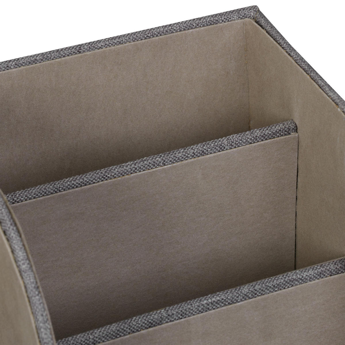 SCHREIBTISCH-ORGANIZER - Grau, Holzwerkstoff/Kunststoff (14.5/28/14.5cm) - Relaxdays