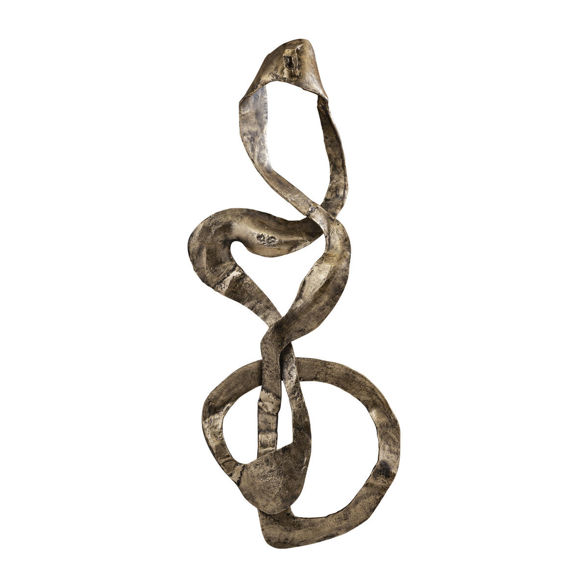 WANDPANEEL Neven Gold 116/50/16cm - Goldfarben, Metall (50/16/116cm) - PTMD Collection