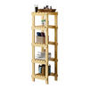 BADEZIMMERREGAL Kinnula - Naturfarben, Holz (30/110/30cm) - [en.casa]