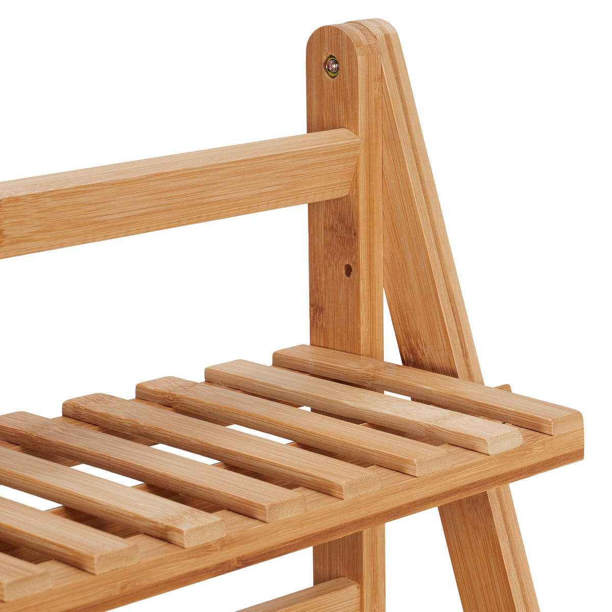 BLUMENREGAL - Hellbraun, Holz (99.5/96/37cm) - Relaxdays